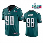 Men & Women & Youth Philadelphia Eagles #98 Robert Quinn Green Super Bowl LVII Vapor Untouchable Limited Stitched Jersey,baseball caps,new era cap wholesale,wholesale hats